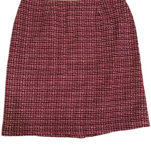 CHADWICKS magenta/White/Gold skirt - 14P, EUC